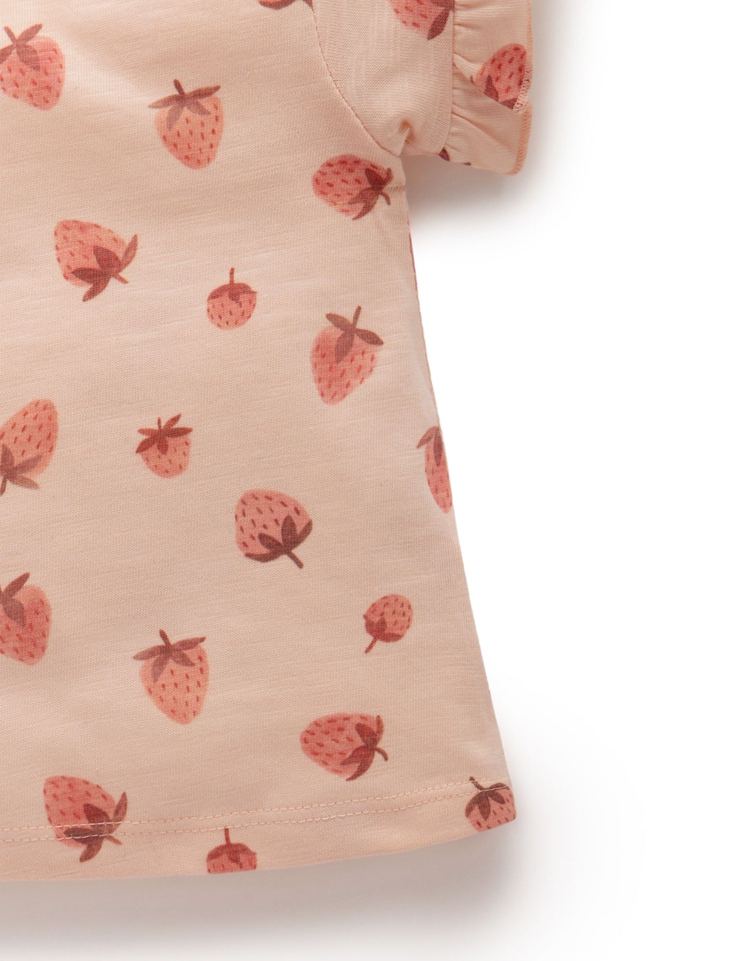 purebaby Pure Baby Basic Ruffle Tee PN1016S21