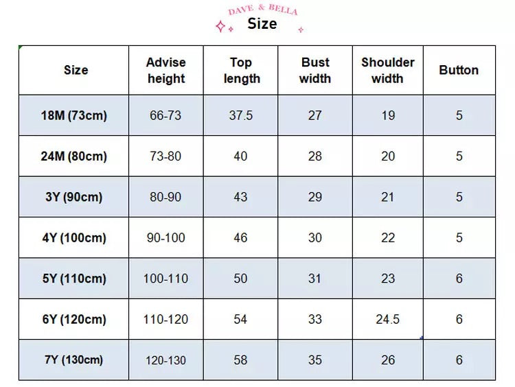 dave&bella Dave Bella Leaf Design Setup DB2221437 100cm