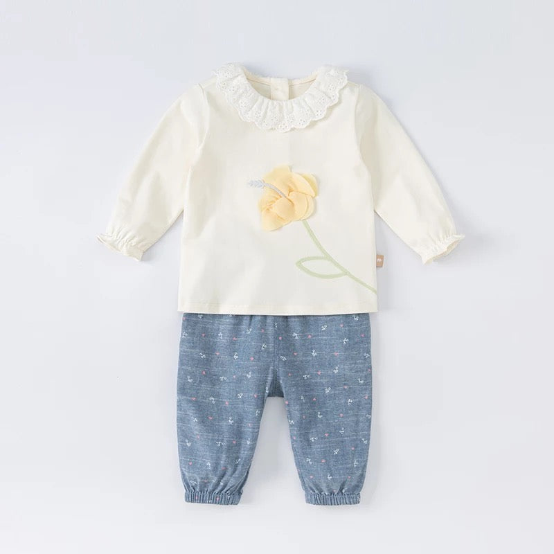 dave&bella デイブベラ チェリー&ハートプリントパンツ DB1220197  90cm