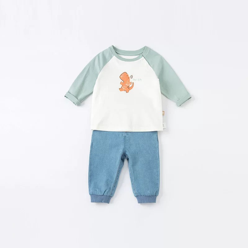 dave&bella Dave Bella Simple Stretch Jogger Denim Pants