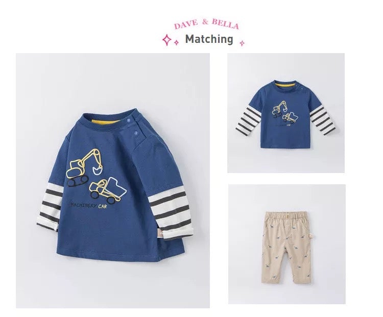 dave&bella Dave Bella Heavy Equipment Design Layeredron T DB1220383