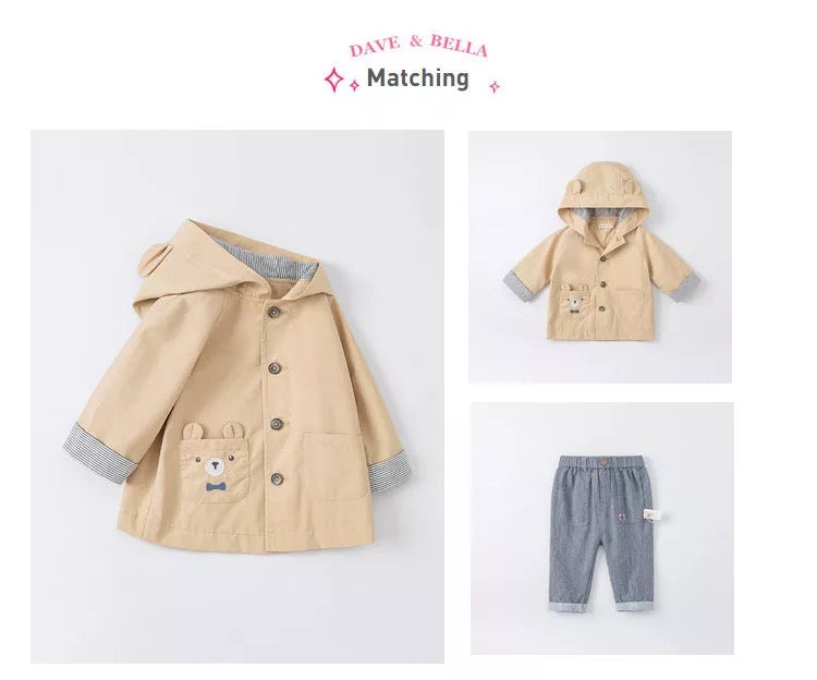 dave&bella デイブベラ くまちゃんポケットデザインアウター DB1220509