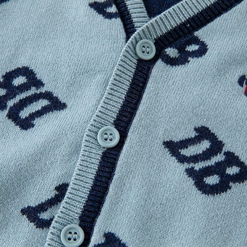 dave&bella デイブベラ ロゴデザインカーディガン DB3222973 90cm