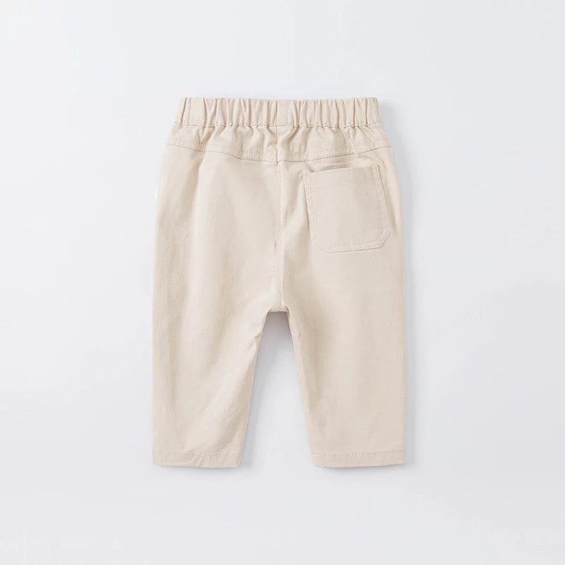 dave&bella Dave Bella Triceratops embroidery pants DB1220441