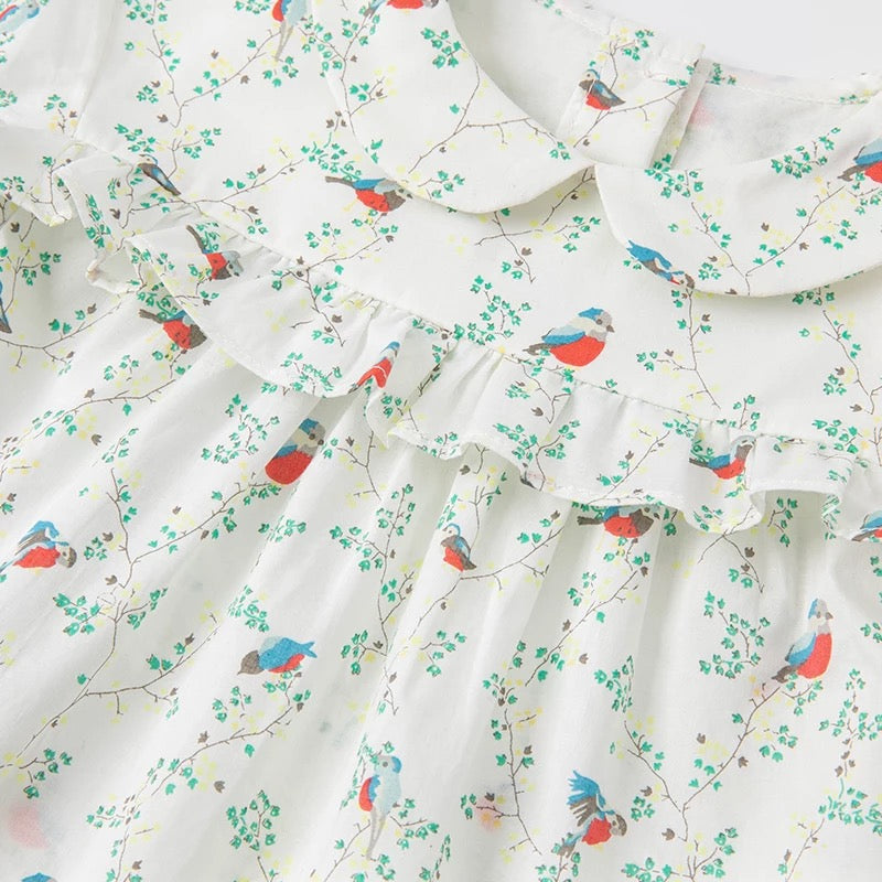 dave&bella デイブベラ バードデザインブラウスセットアップ DB1220238 90cm