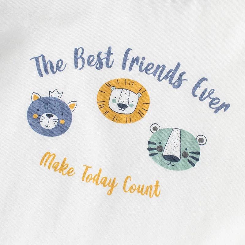 dave&bella Dave Bella Animal Design Long T-shirt Blue 24M