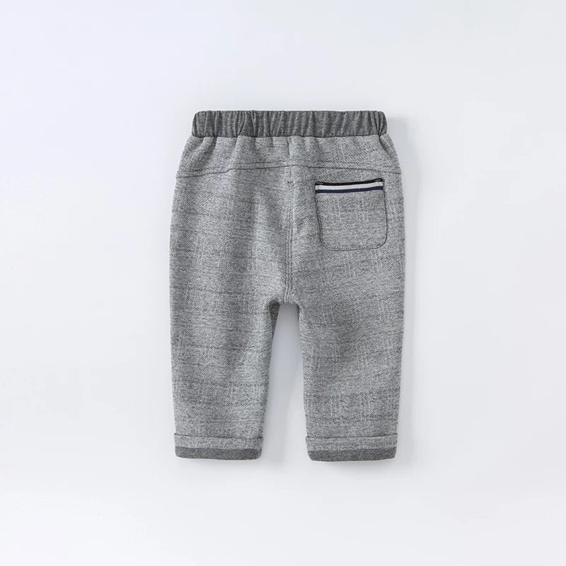 【100cm last 1】dave&bella デイブベラ ネイビーストライプポイントグレーパンツ DB1220745