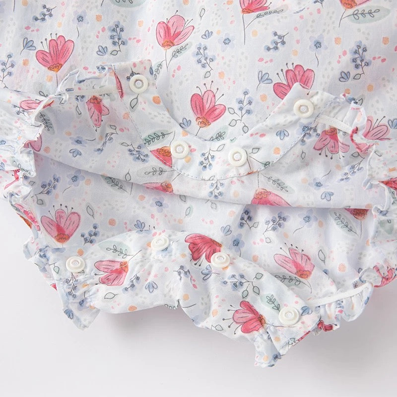 dave&bella Dave Bella Flower Design Ruffle Romper DB2222186 66cm