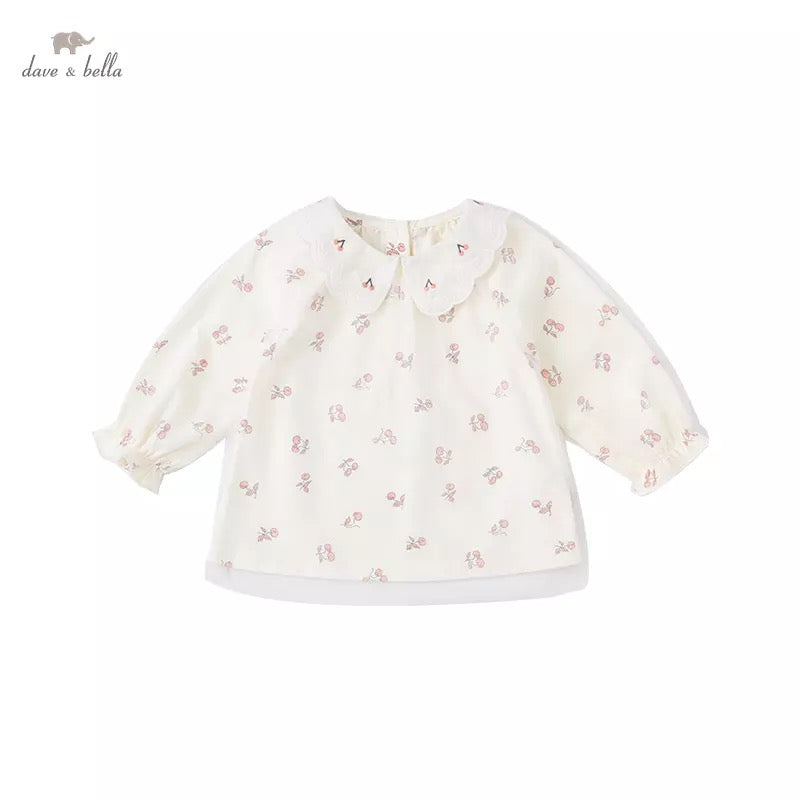 【120cm last one】dave&bella デイブベラ チェリーデザイントップス DB1220489