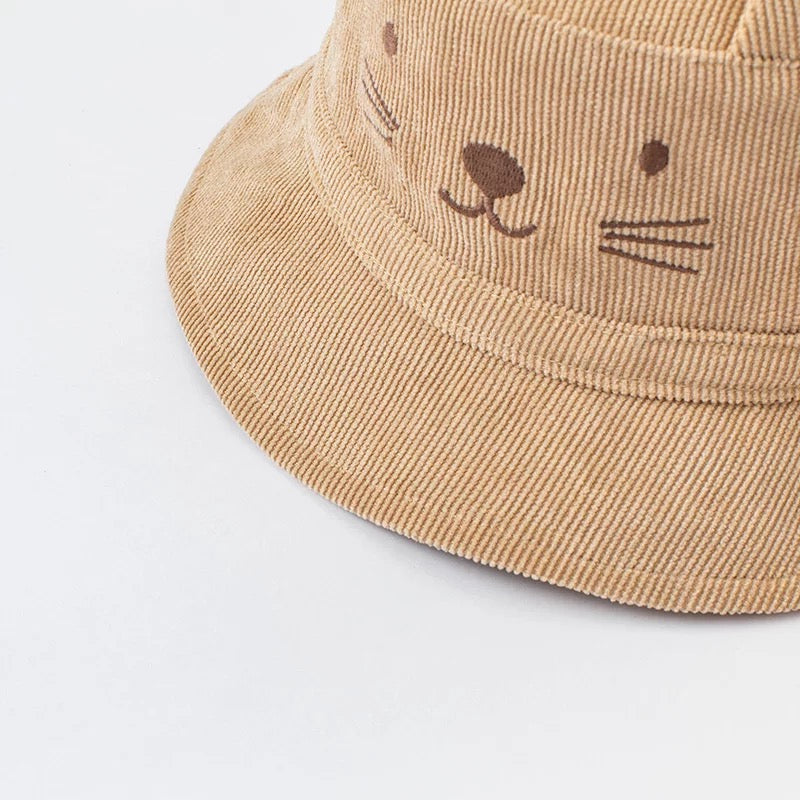 dave&bella  デイブベラ  コーデュロイねこちゃんハット