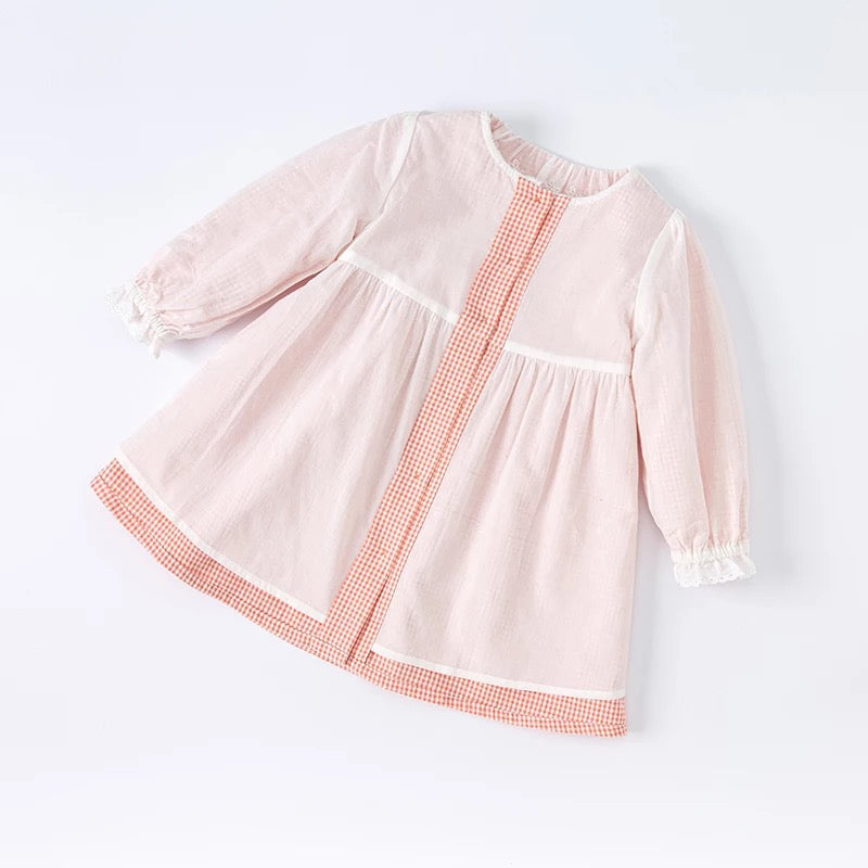 dave&bella Checked dress with apple pochette DB1220895