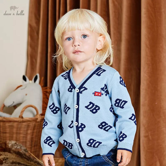 dave&bella Dave Bella logo design cardigan DB3222973 90cm