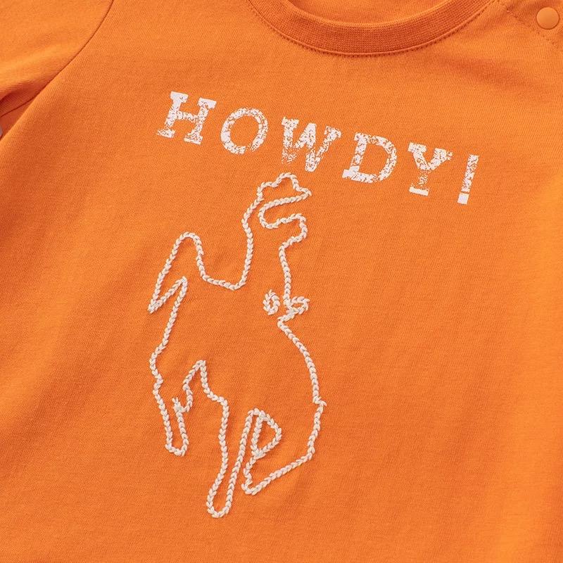 dave&bella  デイブベラ  HOWDY!オレンジロンT 24M