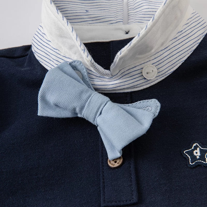 dave&bella デイブベラ ボウタイ付きベストドッキングスターシャツセットアップ DB1220642