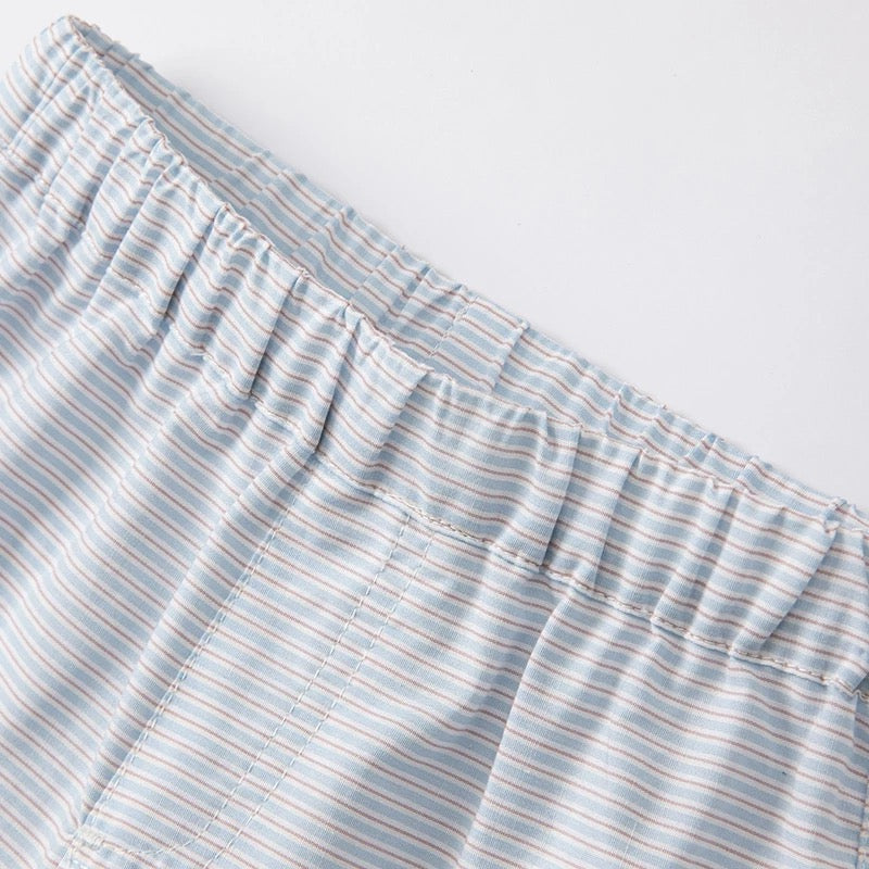 dave&bella light blue polo shirt gray pants set DB2221638