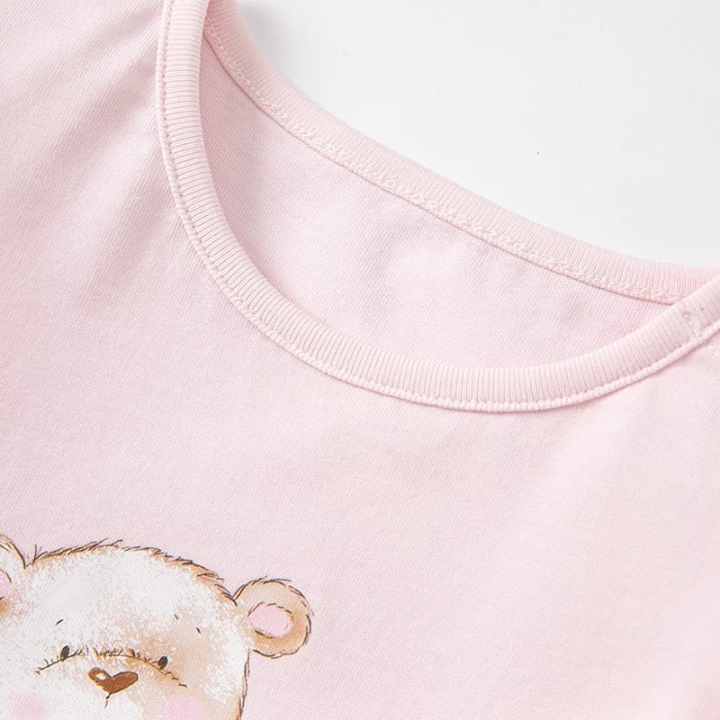 dave&bella デイブベラ ガーリーアニマルTシャツ DB2222277