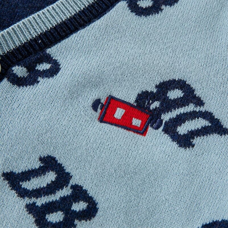 dave&bella デイブベラ ロゴデザインカーディガン DB3222973 90cm