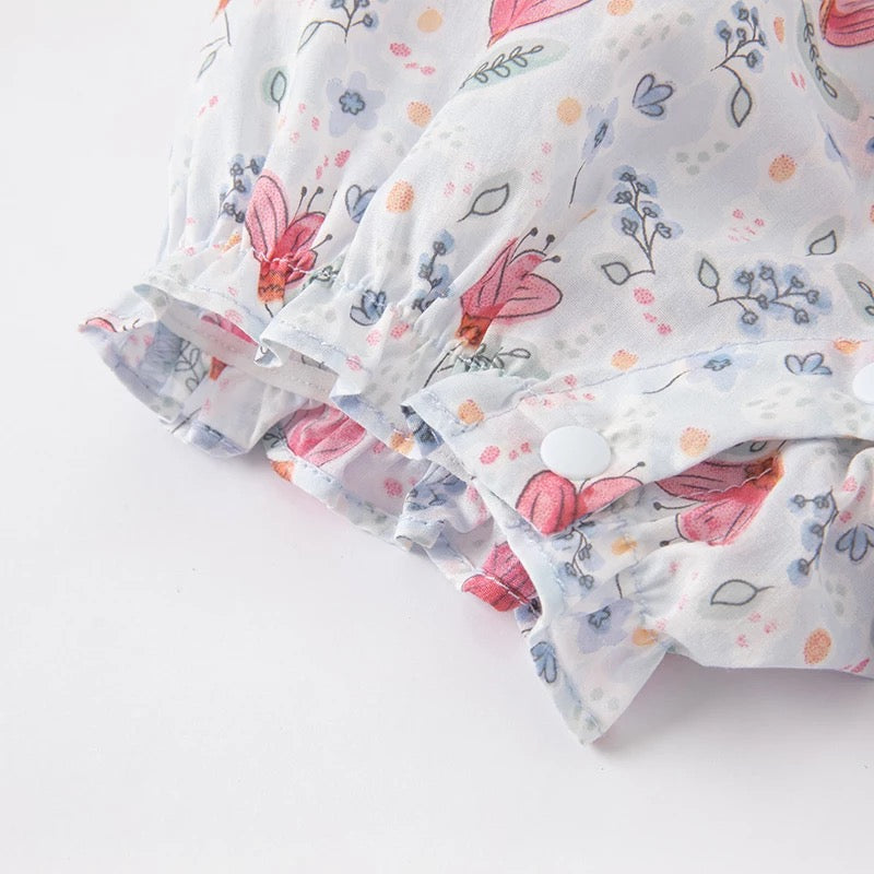 dave&bella Dave Bella Flower Design Ruffle Romper DB2222186 66cm