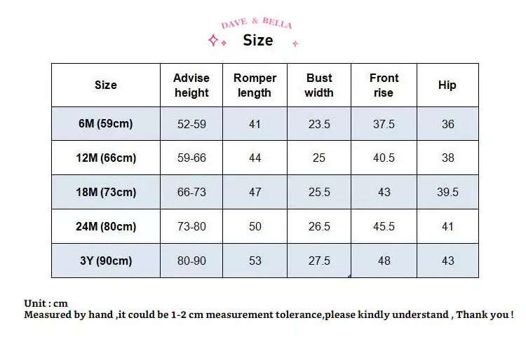 dave&bella Dave Bella Flower Design Ruffle Romper DB2222186 66cm