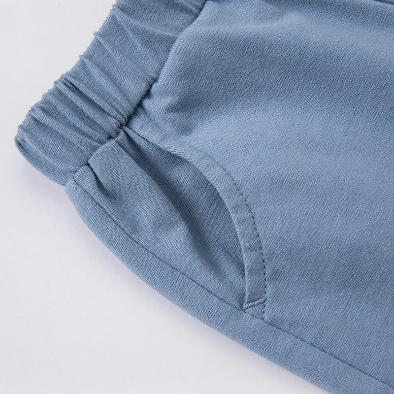 dave&bella デイブベラ タイガーポケットイエローボーダーポロシャツセットアップ DB2221392 90cm