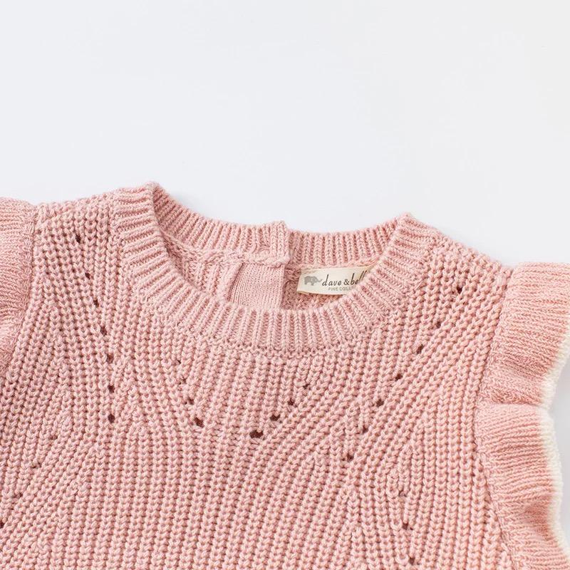 dave&bella Dave Bella Pink Ruffle Vest 3Y