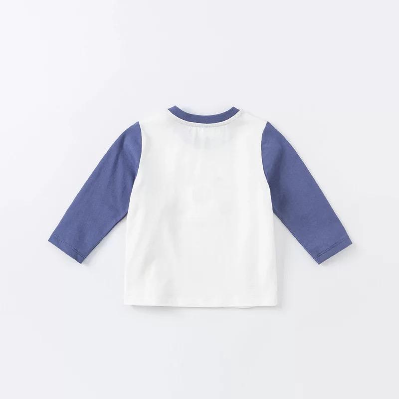 dave&bella Dave Bella Animal Design Long T-shirt Blue 24M