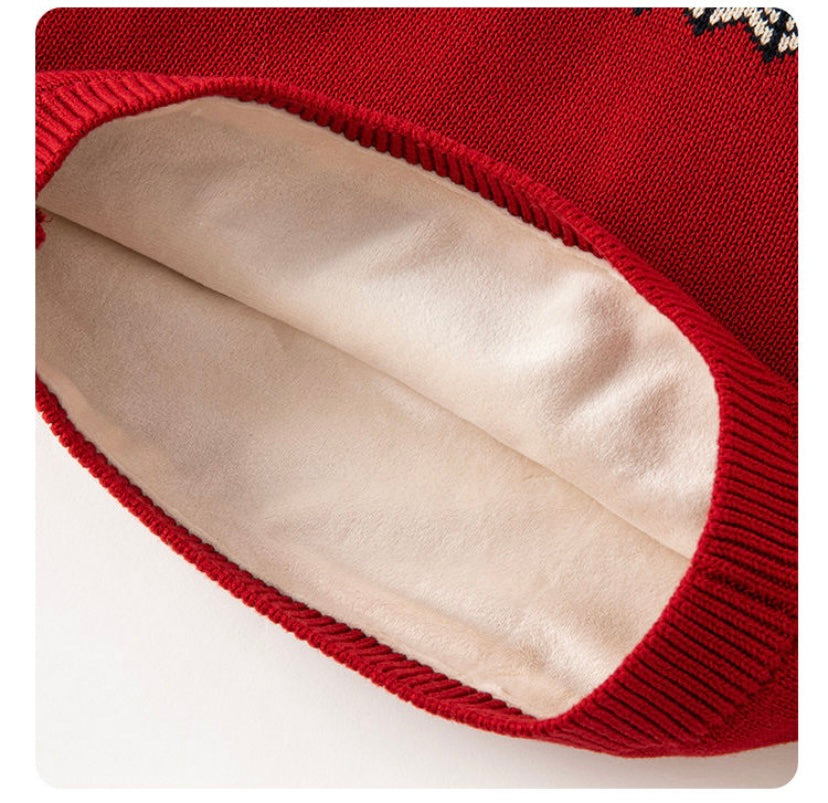 dave&bella Dave Bella heart design brushed knit DB4222944