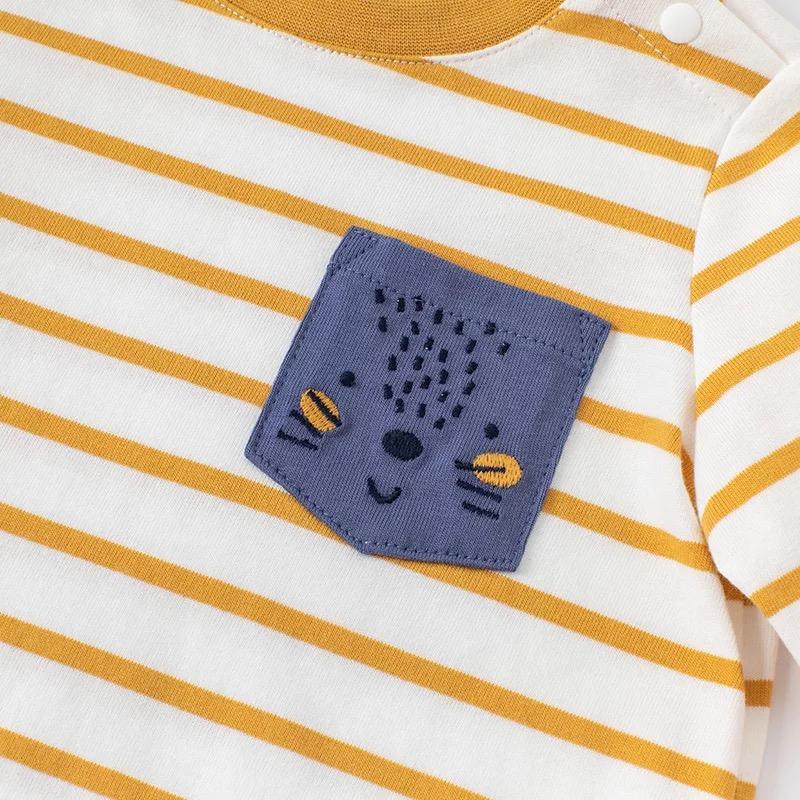 dave&bella Dave Bella Animal Design Long T-shirt Blue 24M