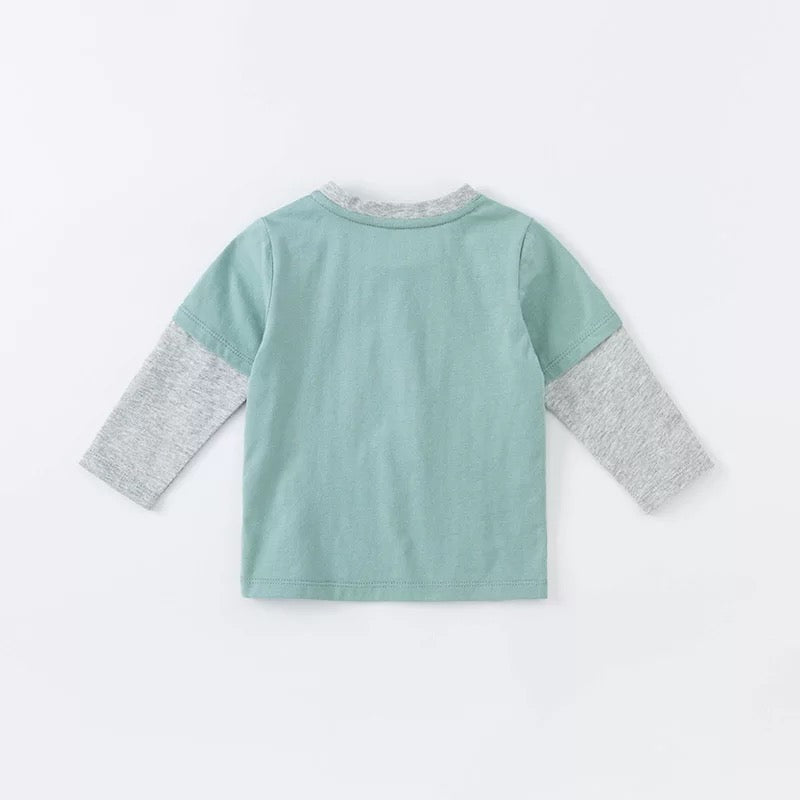 【73cm last one】dave&bella  デイブベラ  レイヤードトラックロンT