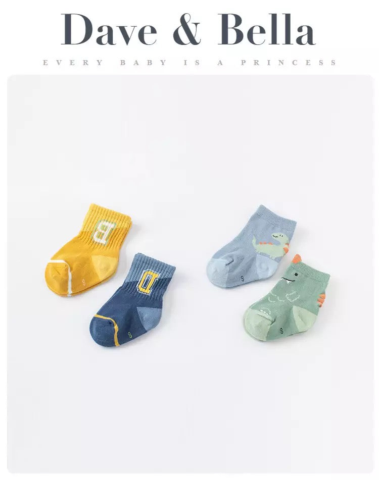 dave&bella  デイブベラ  ロゴソックスorダイナソーソックス