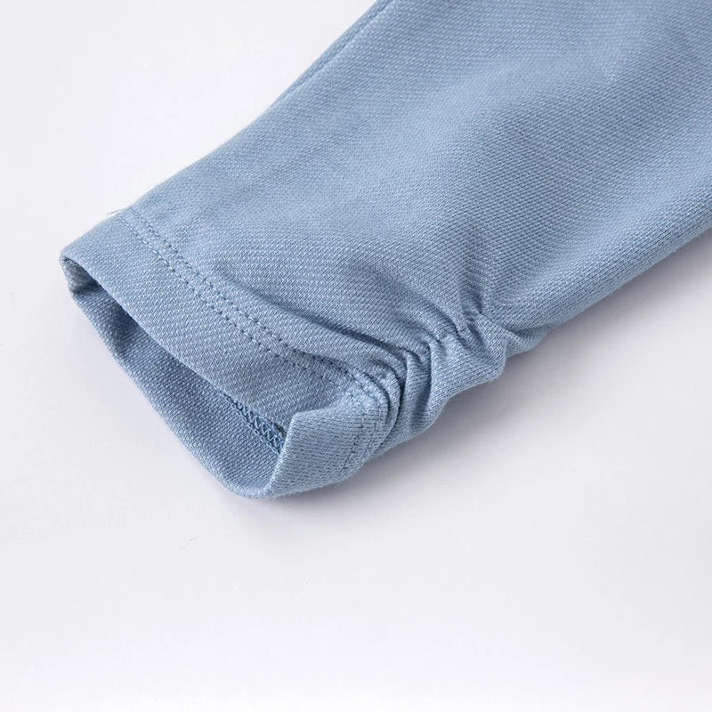 dave&bella デイブベラ ペタル襟イエローグリーンフローラルブラウスセットアップ DB1220785