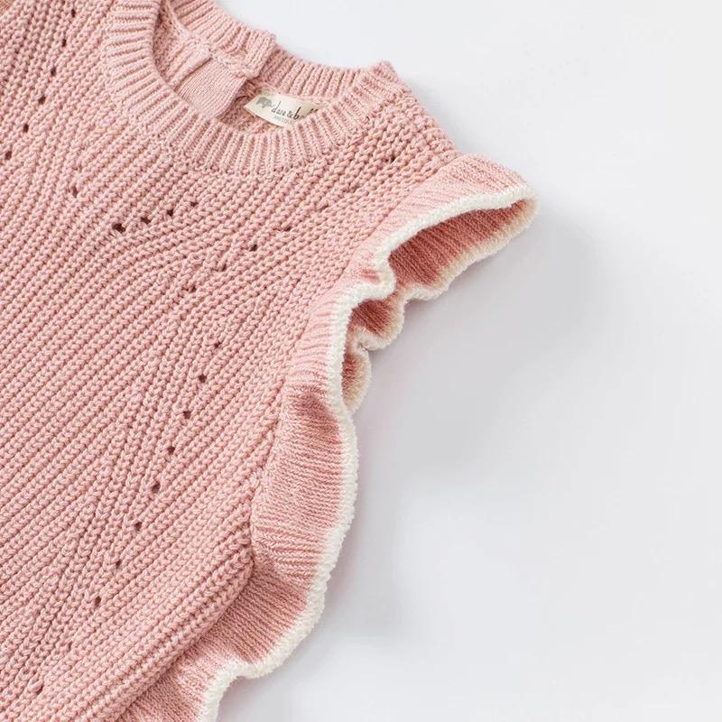 dave&bella Dave Bella Pink Ruffle Vest 3Y