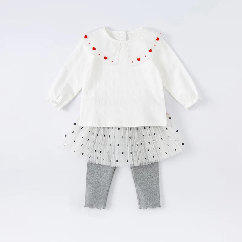 dave&bella Dot tulle skirt leggings DB1220893 100cm