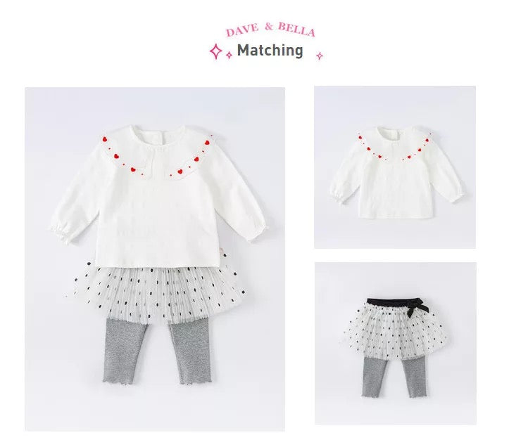 dave&bella Dot tulle skirt leggings DB1220893 100cm