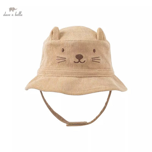 dave&bella  デイブベラ  コーデュロイねこちゃんハット