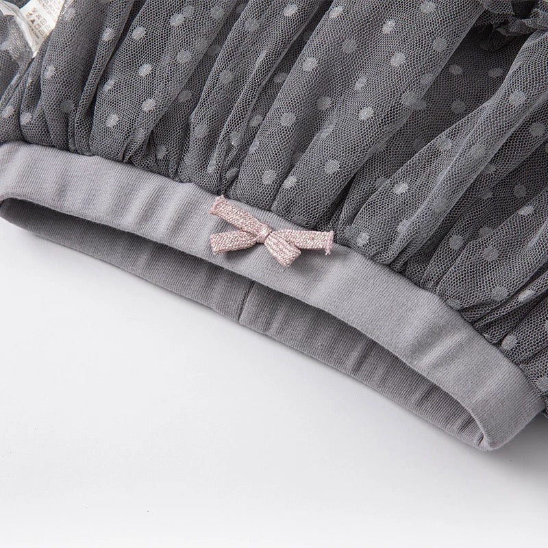 dave&bella dot tulle skirt leggings DB1221235