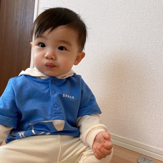 dave&bella デイブベラ スペースデザインパーカー DB1220432 90cm