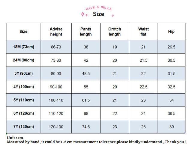 dave&bella dave bella dinosaur embroidery pants 80cm