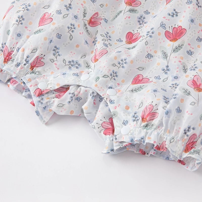 dave&bella Dave Bella Flower Design Ruffle Romper DB2222186 66cm