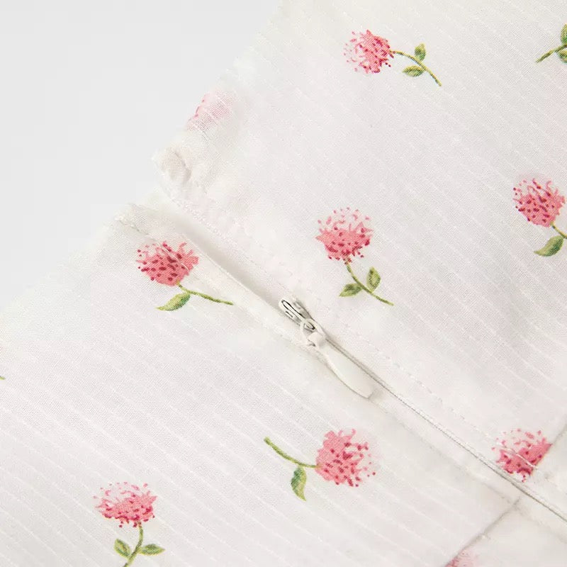 【80cm last one】dave&bella デイブベラ フラワーデザインスモッキングワンピース DB2221628