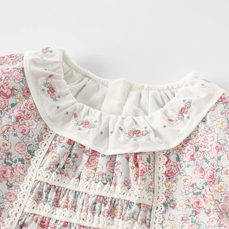 dave&bella デイブベラ クラシックローズデザインワンピース DB3222446