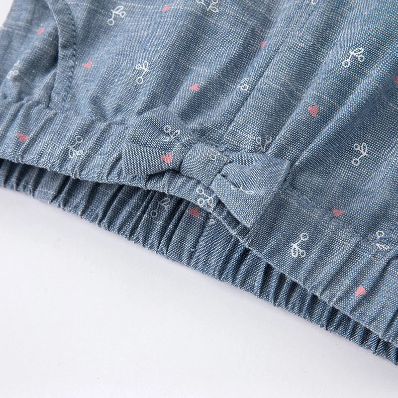 dave&bella デイブベラ チェリー&ハートプリントパンツ DB1220197  90cm