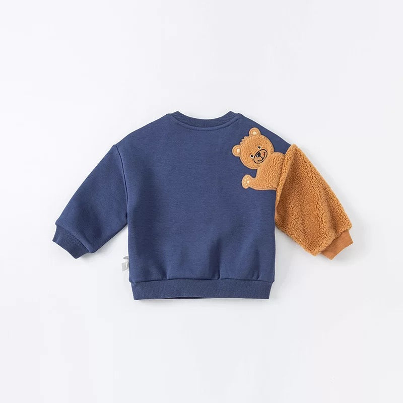 dave&bella  デイブベラ  ひょっこりくまさんトレーナー