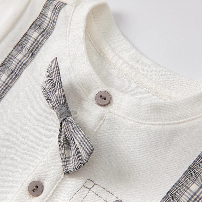 dave&bella Suspender design long T with bowtie DB1220741