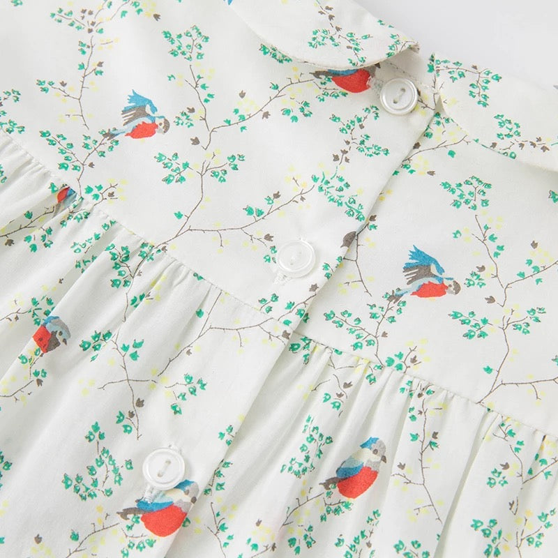 dave&bella デイブベラ バードデザインブラウスセットアップ DB1220238 90cm