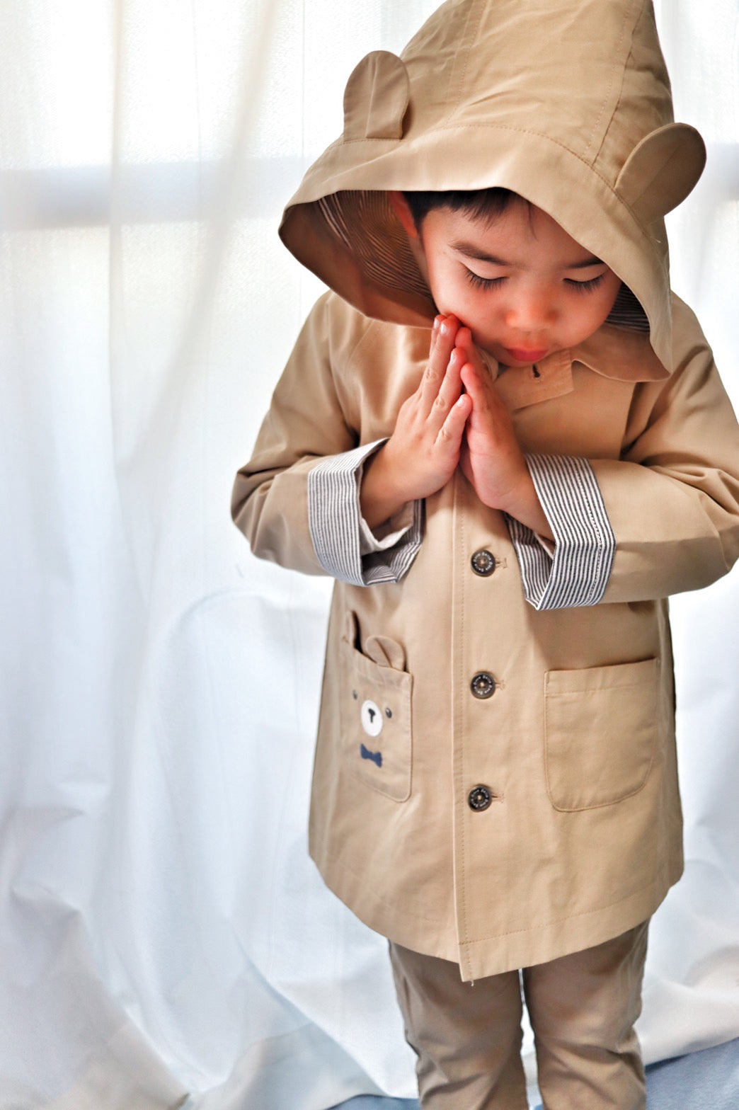 dave&bella デイブベラ くまちゃんポケットデザインアウター DB1220509