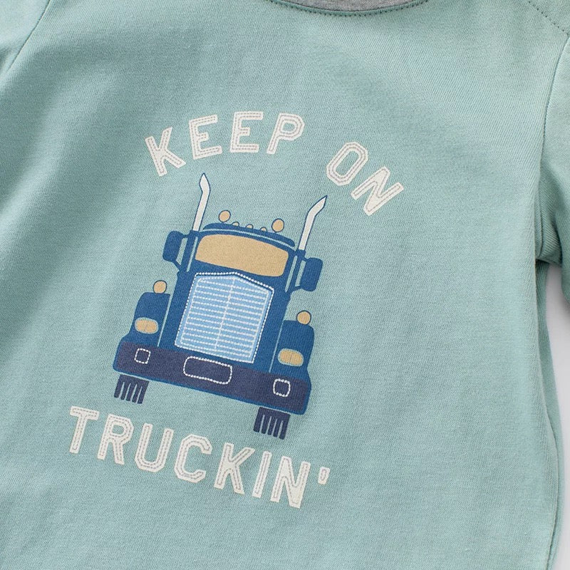 【73cm last one】dave&bella  デイブベラ  レイヤードトラックロンT