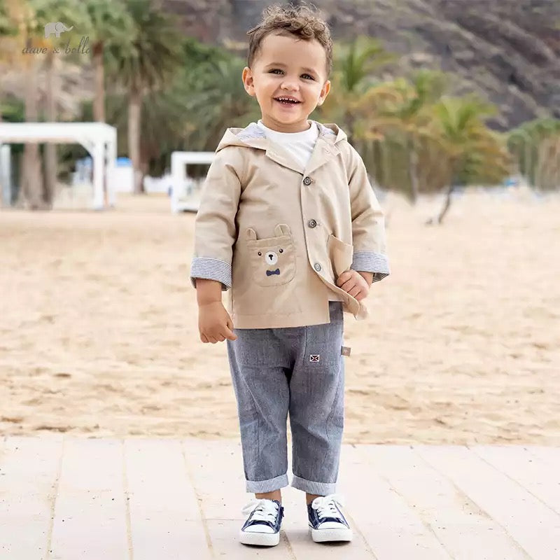 dave&bella デイブベラ くまちゃんポケットデザインアウター DB1220509