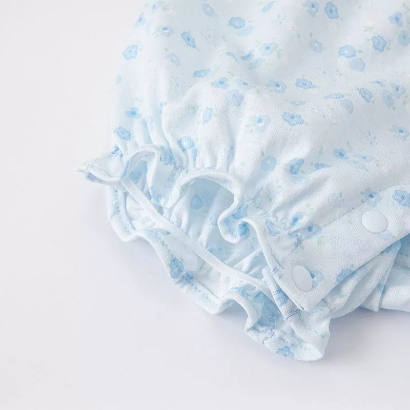 dave&bella Dave Bella Blue Floral Romper DB2221484