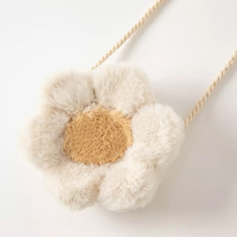 dave&bella デイブベラ ポシェット付きふわふわ襟フローラルワンピース DB4224226 90cm